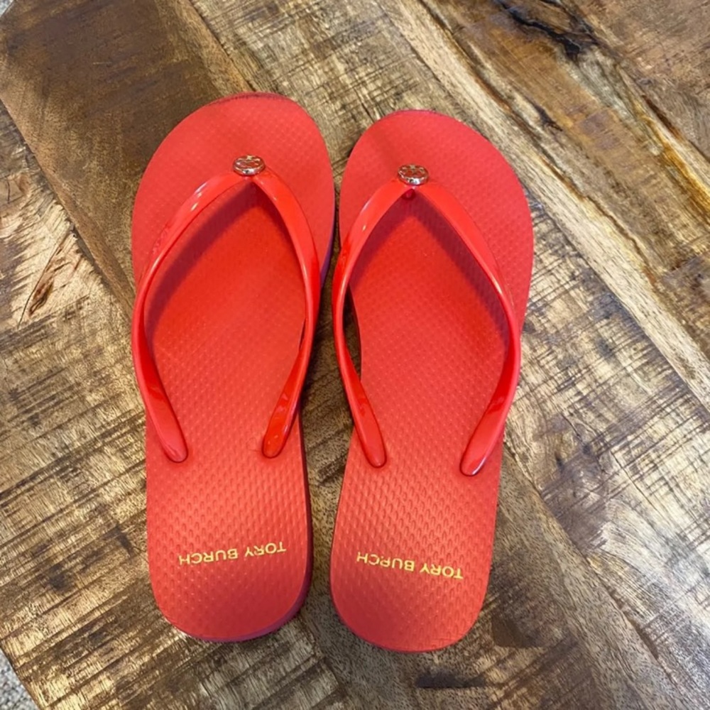 Tory Burch red flip flops